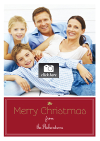 Family Photo Christmas Card